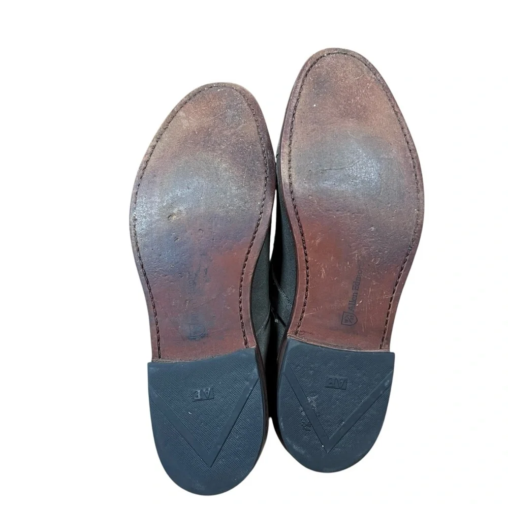 Allen Edmonds Barrett Gray Suede Cap Toe‎ Dress Shoes Men’s 9.5 D